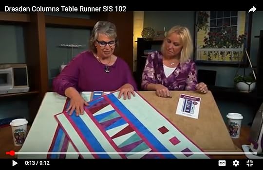 Stitch it! Sisters Dresden Columns Table Runner Program 102