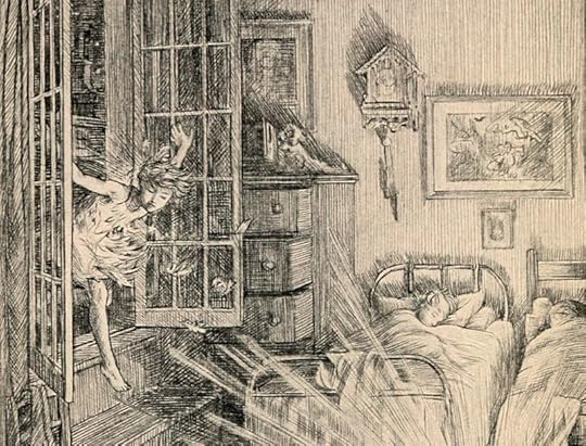 Peter Pan at the Window by F.D. Bedford (1864-1954)