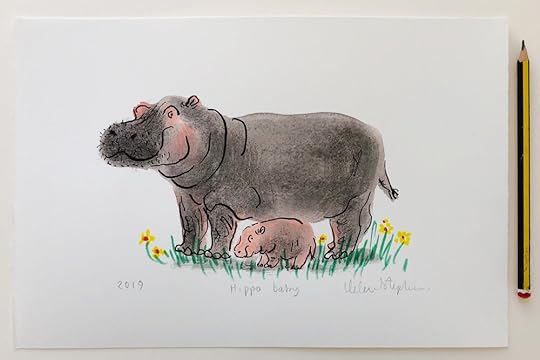 My Daily Drawings land in my shop (almost) every day.