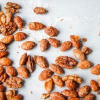 Sugar & Spice Candied Nut Mix After Salting