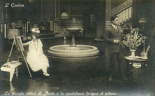 Liliana Ardea and Alberto Collo in L'Ombra (1923)