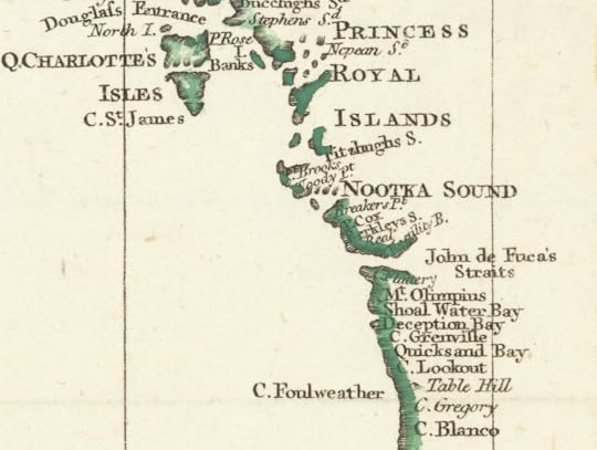 John Lodge's Map of Captain Cook's 