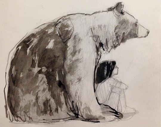 Bear With Boy by Lucy Cambell
