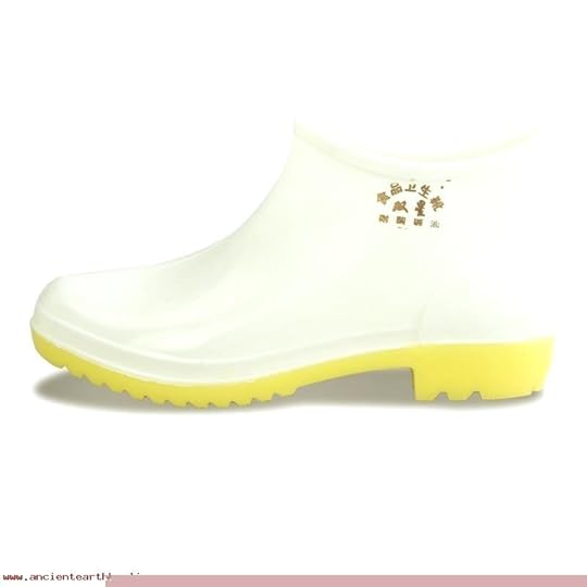 mens white non slip work shoes food factory waterproof labor insurance boots low to help water larger image