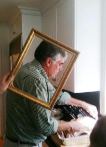 Cutting up the turkey