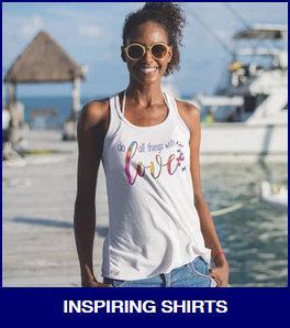 Featured Inspirational Shirts from The Miracles Store