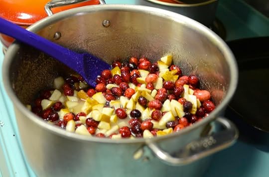 pears and cranberries