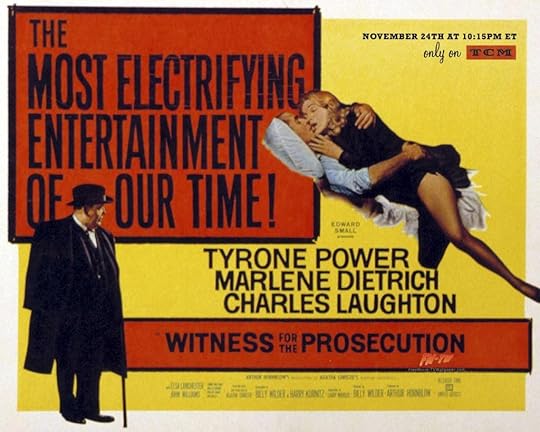 Image result for witness for the prosecution 1957 poster