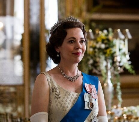 Olivia Colman as Queen Elizabeth in The Crown.