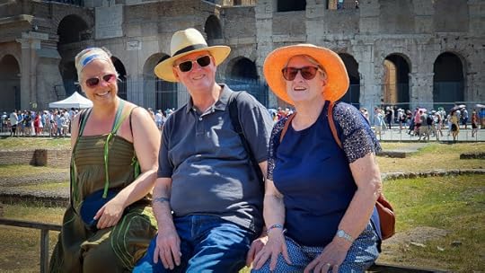 Betty, Graham, and I in Rome, Italy