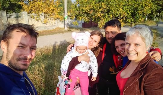 With Marcel, Eugenia, Sara and two other close friends of ours, Alex & Cata, in Moldova