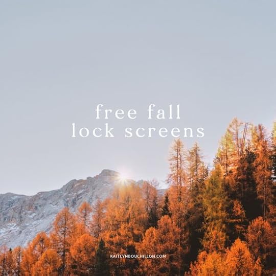 free fall lock screens