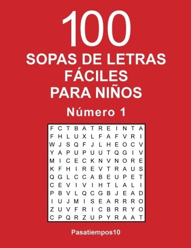 100 Sopas de letras fáciles para niños - N. 1