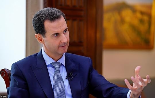 Western support for the Syrian rebels against the Assad regime in Damascus has been politically awkward, as many of these rebels are Islamist extremists, in some cases linked to Al Qaeda. Claims that Assad has used poison gas against his own people have been important in persuading the Western public to back the policy. (Above, President Assad last week)