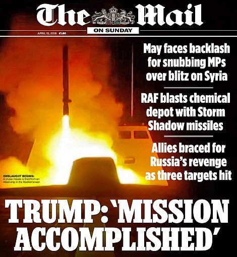 Shock: How we reported the blitz launched by Western allies