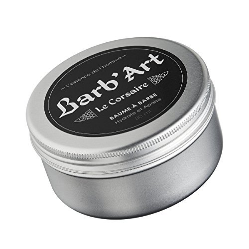 Baume à barbe hydratant parfum FRAIS 80ml ● Barb'Art® N°1 Français soins barbe depuis 2015 ● Beurre de karité BIO ● 5 huiles végétales BIO ● TOP VENTES ● Cire coiffante ● L'argan BIO Fortifie et Nourrit ● LIVRAISON OFFERTE PRIME ●
