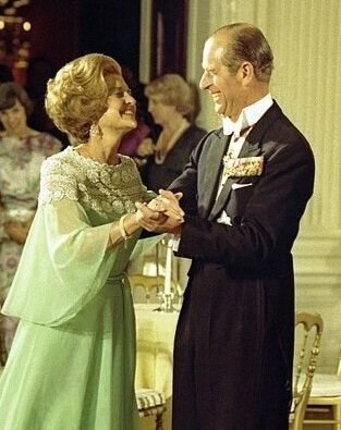 Prince Philip with Betty Ford