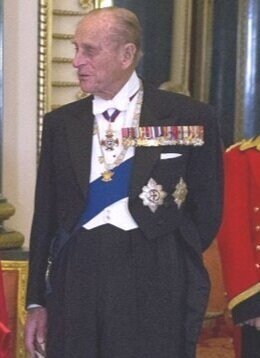 Prince Philip at a state dinner for the President of Mexico