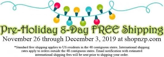 Pre-Holiday Sale 8 Day Free Shipping November 26 through December 3, 2019 at shopnzp.com