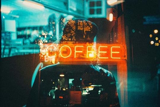coffee, light, and neon image
