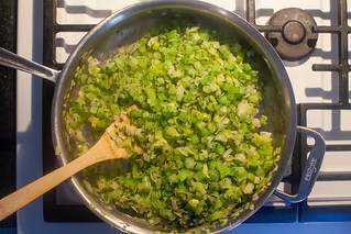 cook the leeks and celery