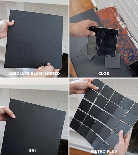 Fireplace Tile Sample Grid