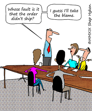 When Things Aren’t Going Well, Will You Accept Blame?