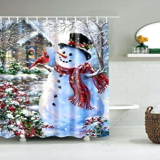 snowman shower curtain avanti snowman gathering shower curtain peanuts christmas shower curtain bed bath and beyond