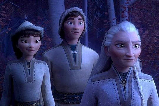 Honeymaren, Ryder, and Chief Yelana of the Northuldra in Frozen II