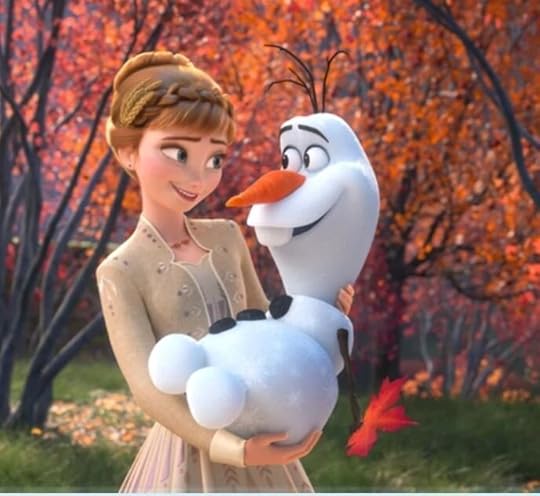 Anna and Olaf during “Some Things Never Change”