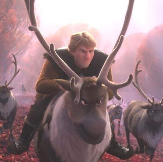 Kristoff is feminist partner, reindeer-riding goals.