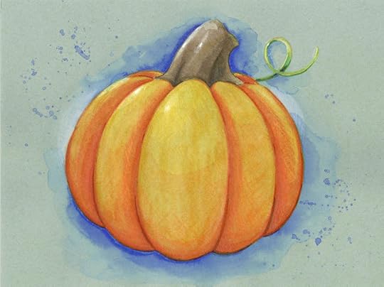 Faber-Castell Albrecht Durer watercolor markers, Polychromos color pencils, and Pitt Pens on Strathmore Toned Blue Mixed Media Paper