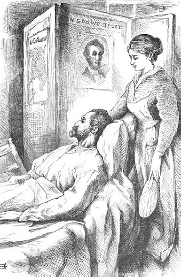 Illustration from a later edition of Hospital Sketches by Louisa May Alcott