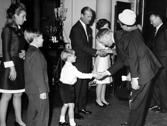 The Apollo 11 astronauts meeting the royal family at Buckingham Palace. In real life, Prince Philip was right there with his family meeting the astronauts. He also didn’t have a personal meeting with them (as the episode depicted).