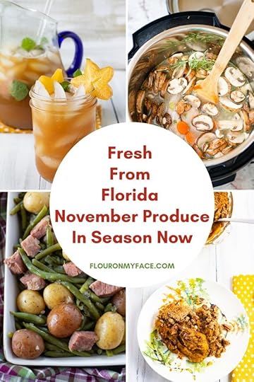 Fresh from Florida November produce in season now with recipes using each of the vegetables and fruits.