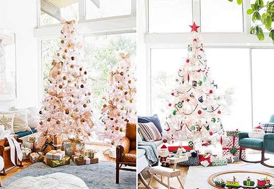 Emily Henderson Holiday Vignettes White Tree