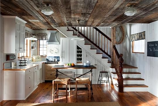 Kitchen. Kennebunk, Maine. Interior design by Deborah Farrand for Dressing Rooms. Photography by Eric Roth. From the book Your Creative Haven (2019) by Donald M. Rattner.