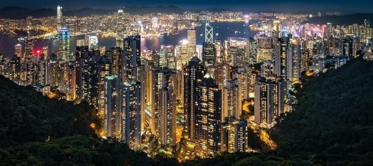 Hong Kong at night. Photography by Nathaniel Parker.
