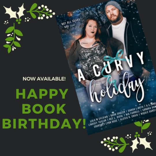 Curvy holiday book birthday