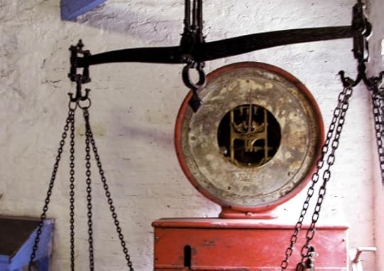 controlling weight over holidays, balancing scale