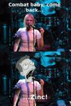 A Simpsons/Metric crossover meme.