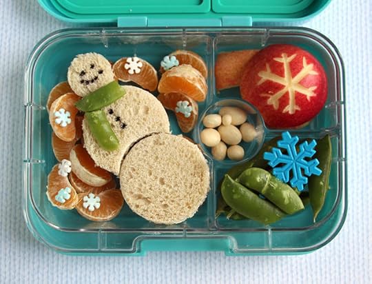 Snowman bento for kids