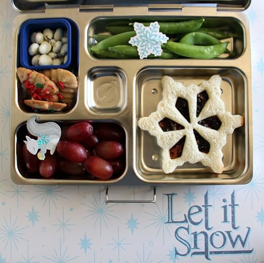 Winter woodland bento box lunch