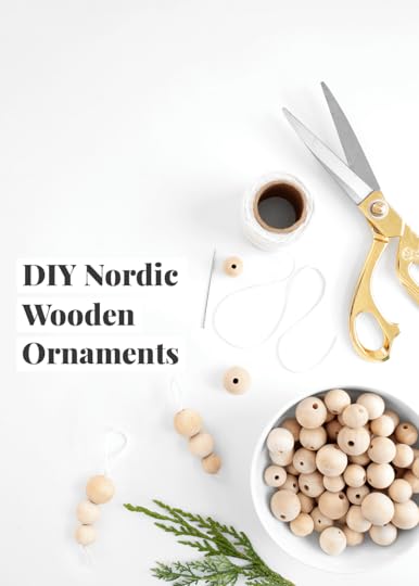 DIY Nordic Wooden Ornaments from The Faux Martha