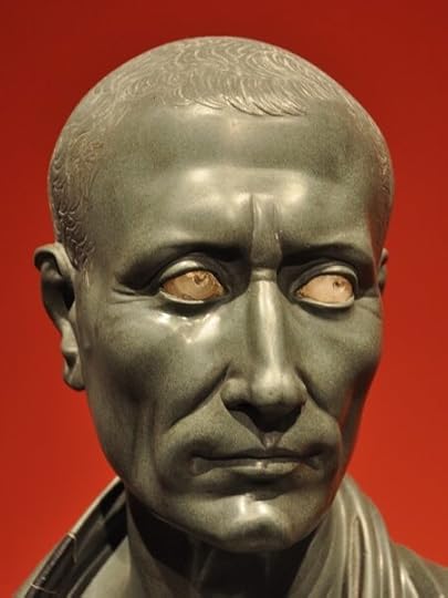 A moody and weird Julius Caesar, probably Egyptian, probably from the century or so after his death