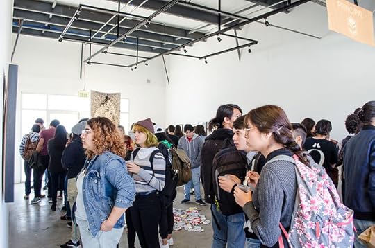 Asistentes a inauguración de "Exitus letalis"