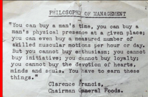 The Philosophy of Management: 