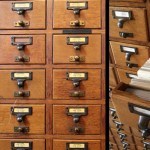 Dewey Decimal card catalog