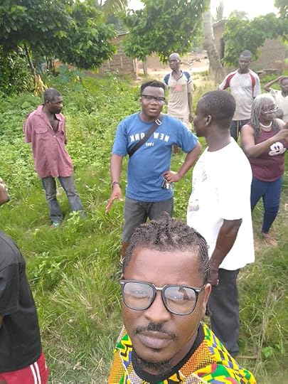 School project: David and Quainoo at Dwene Daama VIllage, Ghana