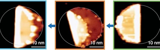 The 20 nanometre wide sheet was folded into various shapes. Photo: Handout